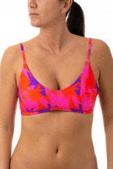 MIX REGGISENO BRASSIERE DONNA  VIOLA/ARANCIO/ROSA BABYFAN CIPRO BE BEACH